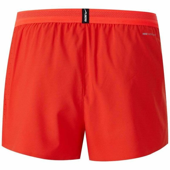 Nike Shorts Nike Mens Aeroswift 4 Running Shorts Red Crimson Split